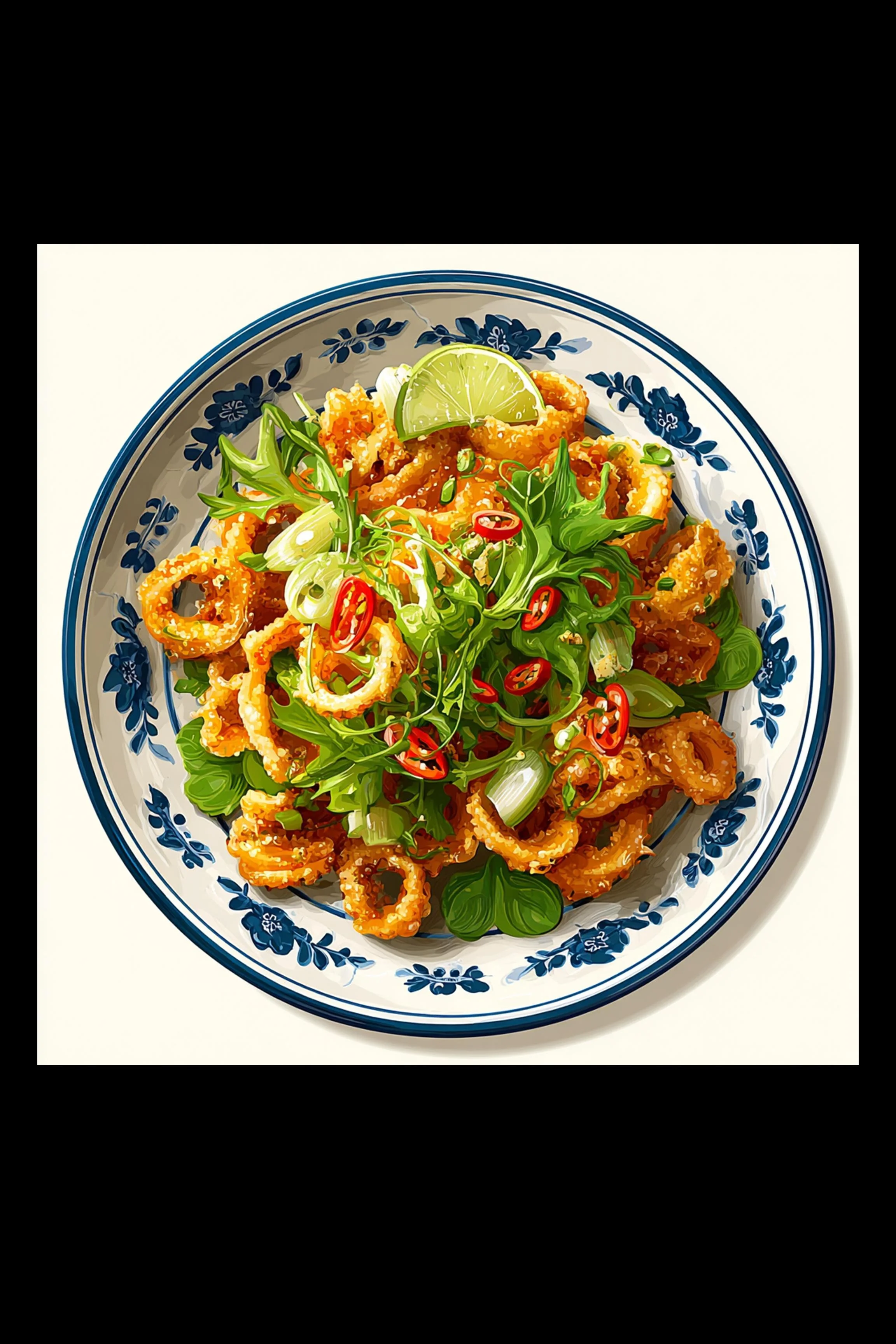 #8 Vietnamese Gourmet & Dessert — A Taste of Vietnam, Celebrated Through Art. — 24H × 24W Digital Art - MWS-VGD-0008