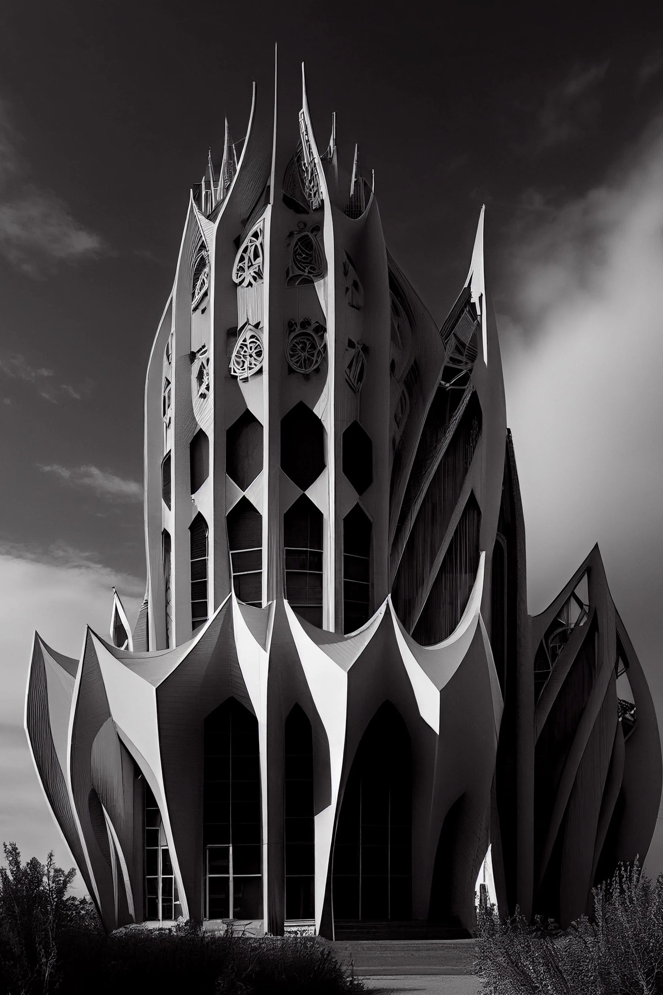#4 ATLAS ETERNA COLLECTION  — Beyond Borders. Beyond Time. Beyond Imagination. — 24H × 36W Digital Art — ID; MWS-CHURCH–-004