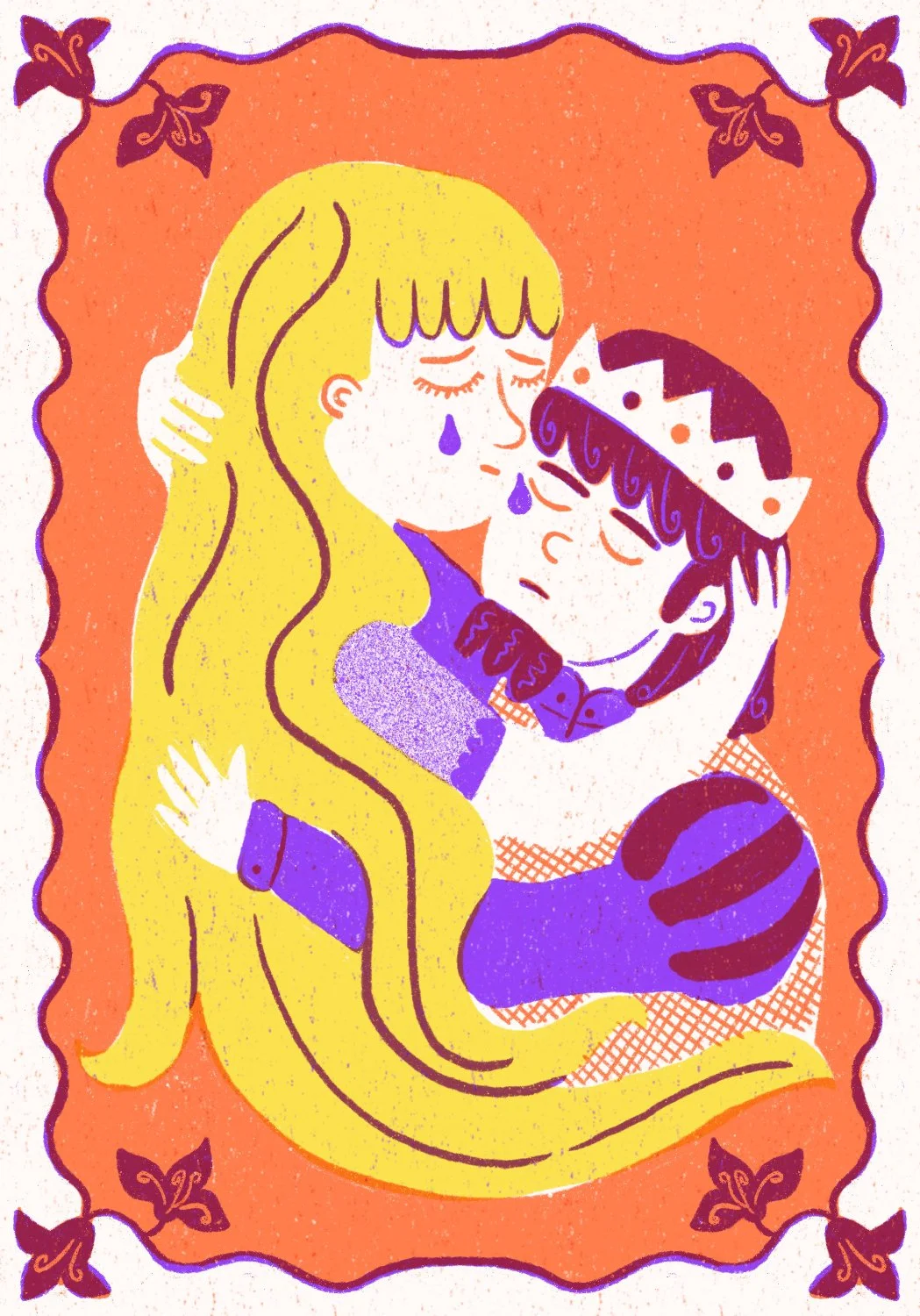 Illustrations for Rapunzel by the Grimm Brothers — Lele Saa