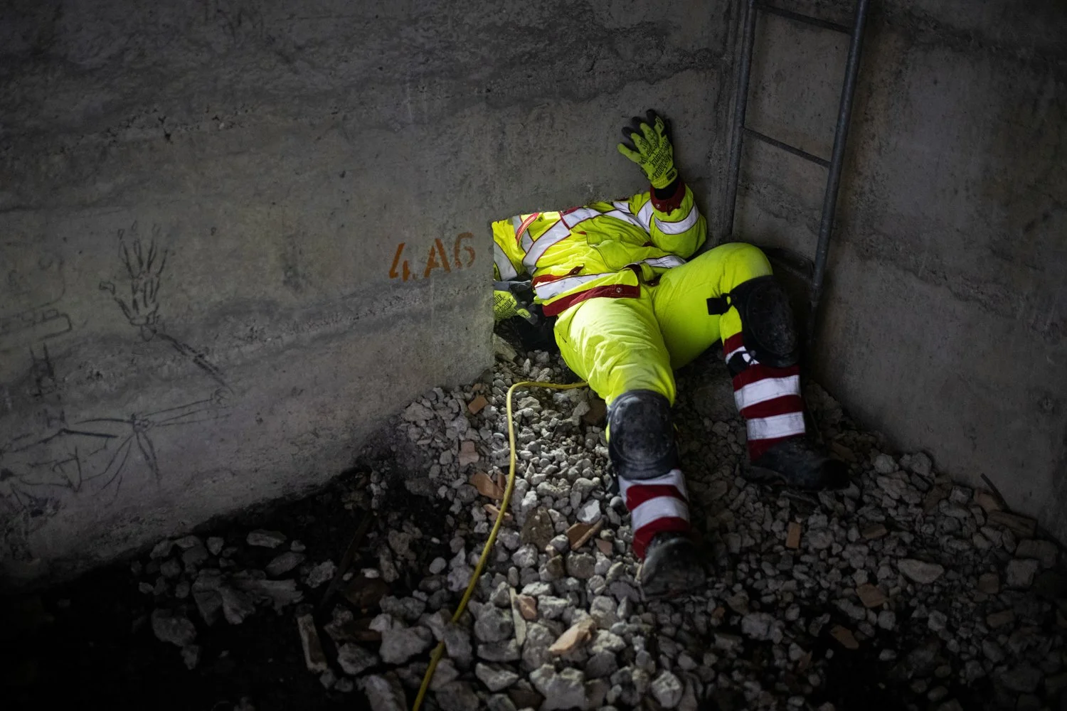 Schweizer Armee - Katastrophen Übung