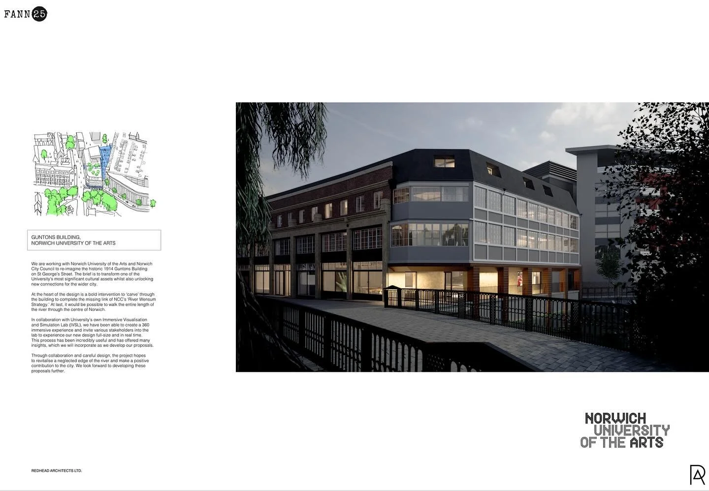 We&rsquo;re proud to exhibit at this year&rsquo;s RIBA Norfolk Festival of Architecture.
On until Thursday 16th at The Forum Norwich, the exhibition celebrates a wide range of interesting projects from our region&rsquo;s practices.  The talent&rsquo;