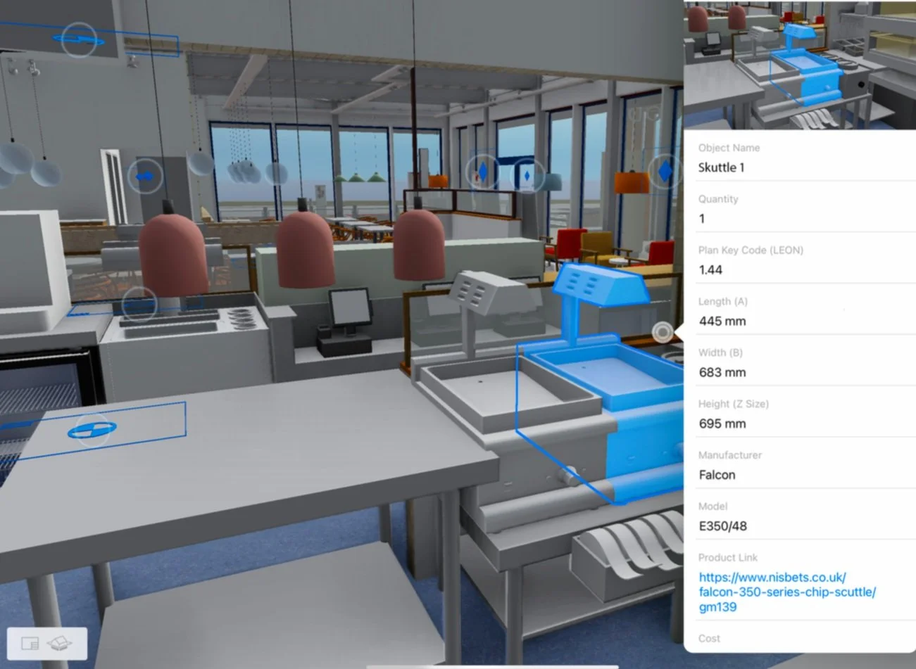 schedules of equipment in architectural package