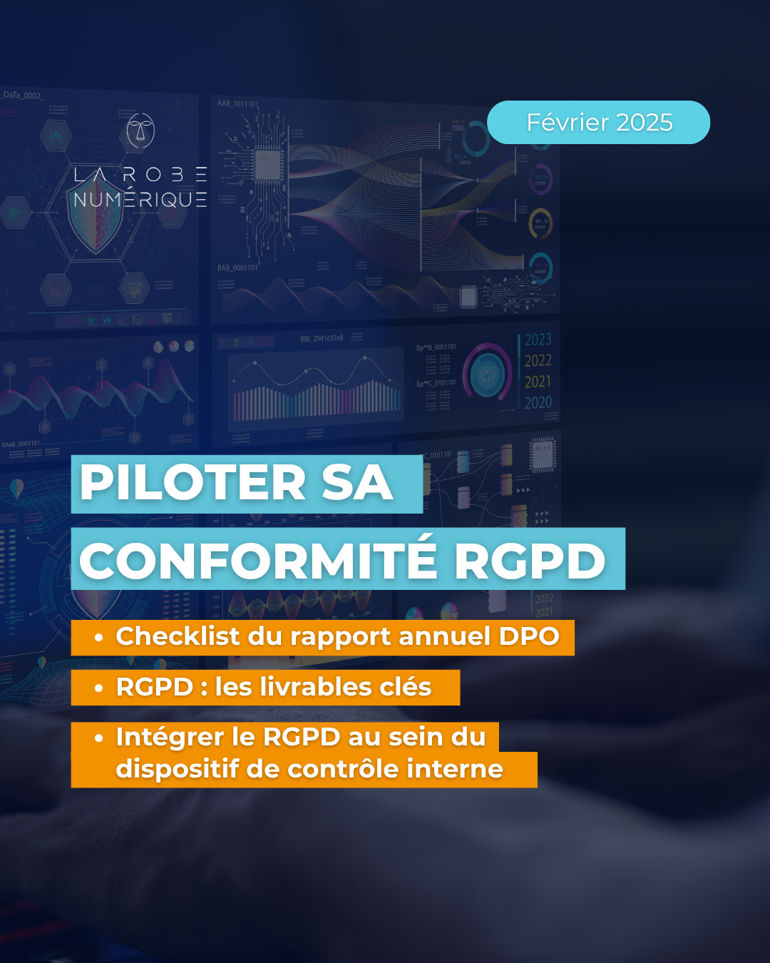Conformité RGPD - Février 2025 : checklist rapport annuel DPO, livrables clés, RGPD et contrôle interne