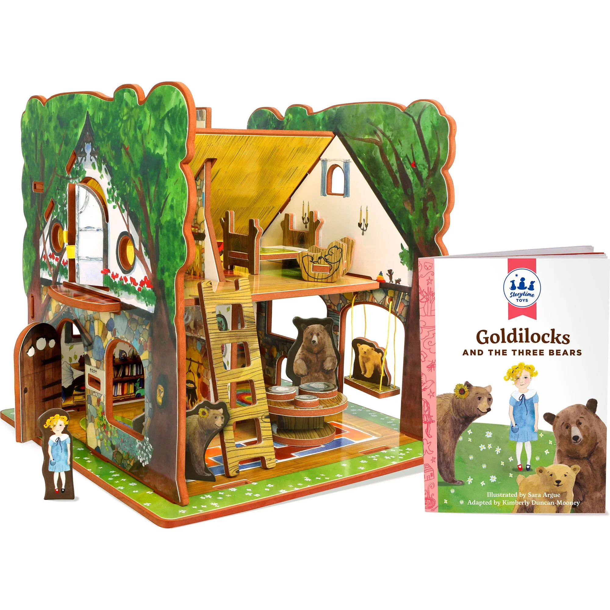 Goldilocks & The Three Bears Book and Story House