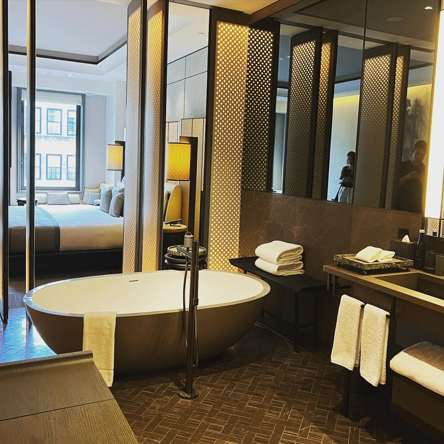 The wait is over! @aman has opened in NYC and we are so excited to have this first look. The spacious and zen rooms, dreamy spa and incredible dining options have us yearning for a staycation! #takemeworldsaway