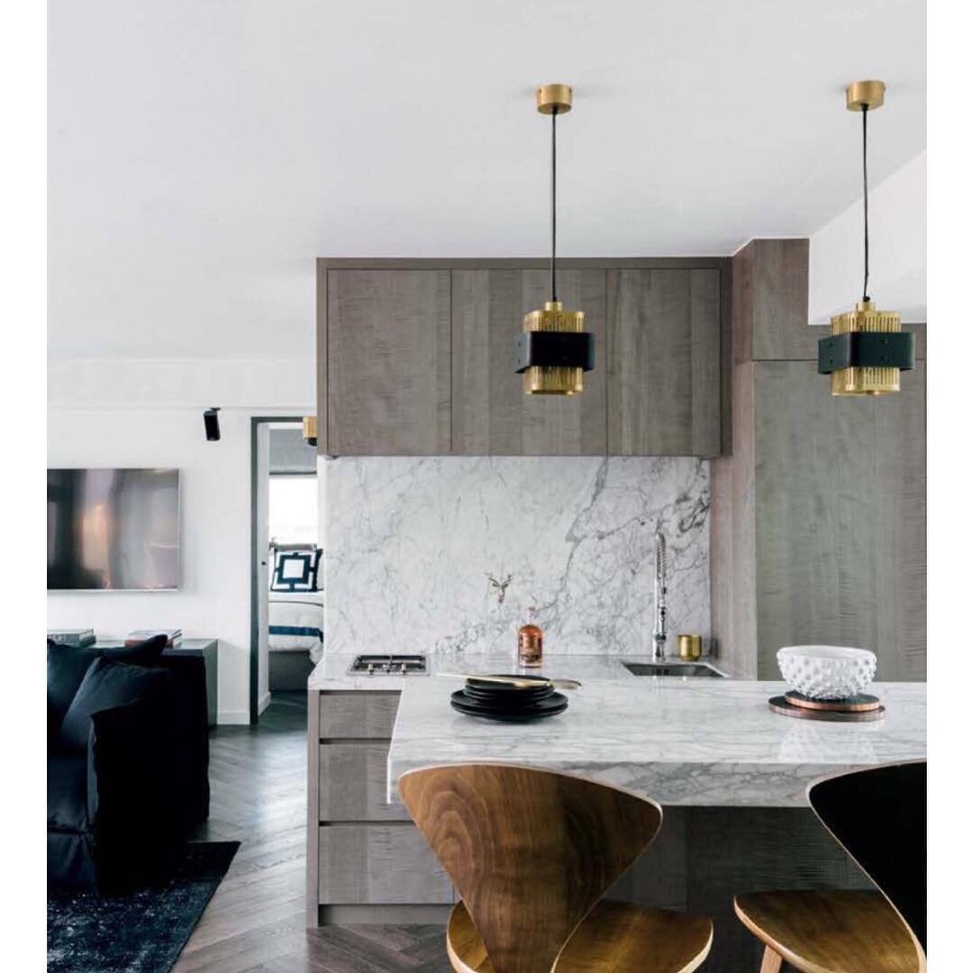 Project in Po Hing Fong featured in @homejournal 📷@mitchgeng #kitchen #interiordesign #interiors #design #marble #hongkong #peggybels