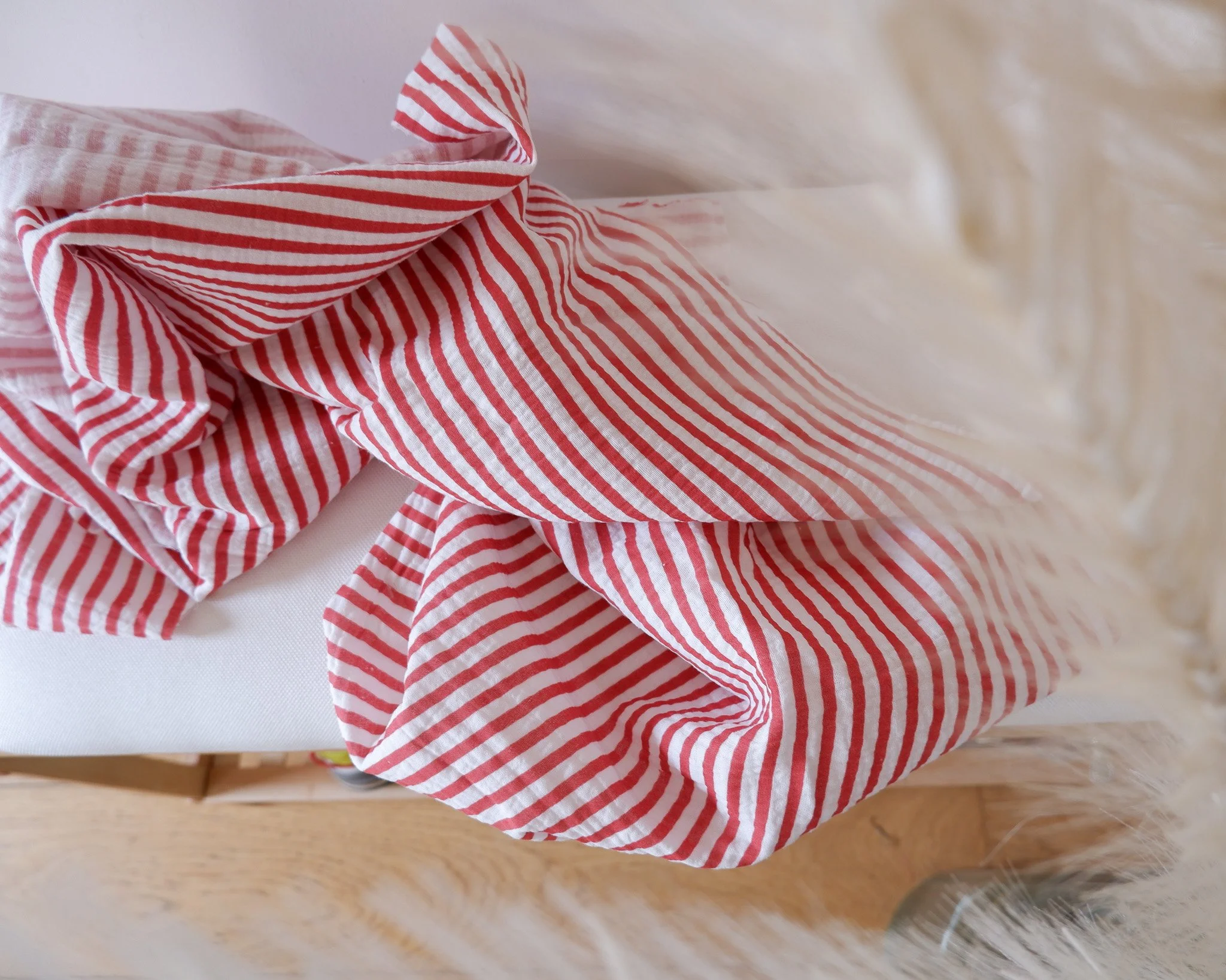 Tissu double gaze marinière rouge.jpg