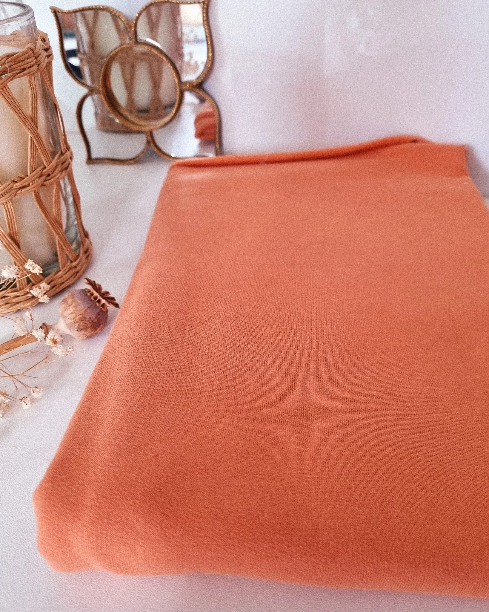 Tissu sweat de coton biologique ♡ pheasant ♡