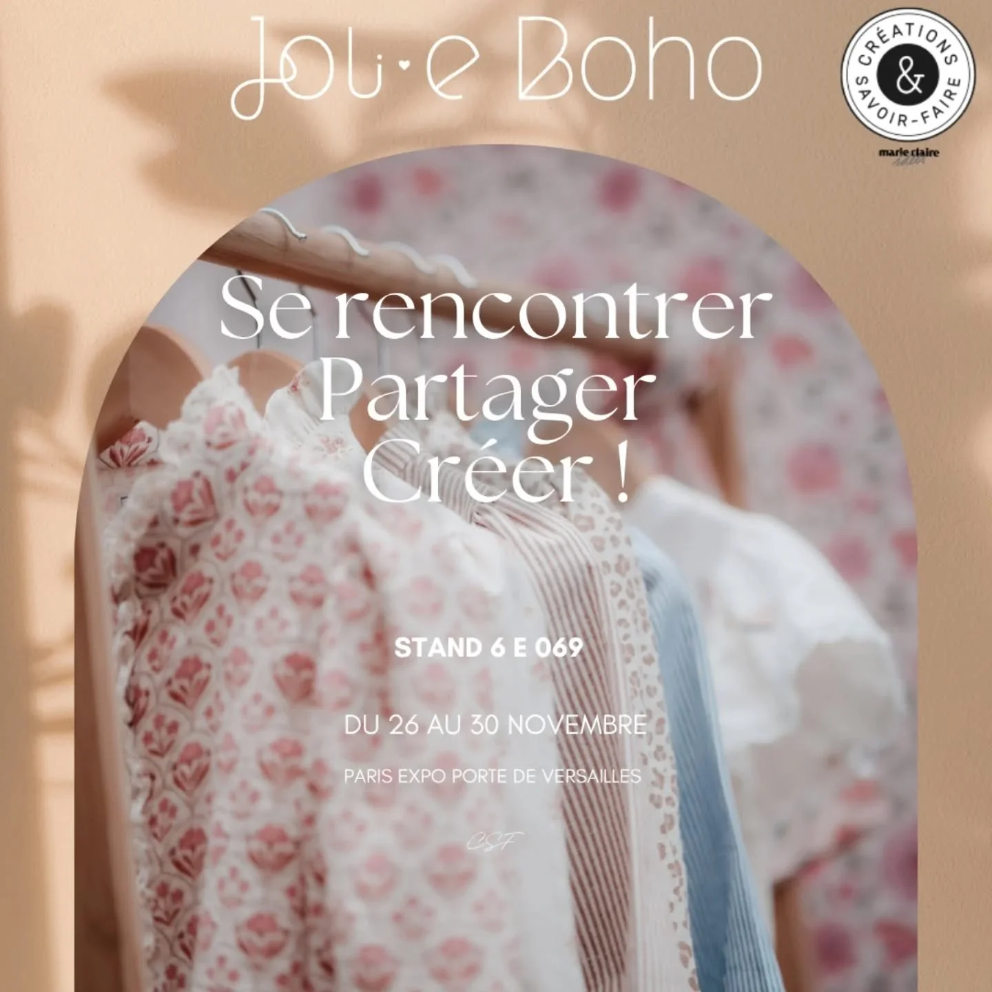 Bonjour &agrave; tous et toutes !

Aujourd'hui&nbsp;je vous &eacute;cris pour vous partager la nouvelle d'une aventure sp&eacute;ciale que nous pr&eacute;parons depuis un long moment😊. Dans deux semaines jour pour jour, Jolie Boho sera install&eacut