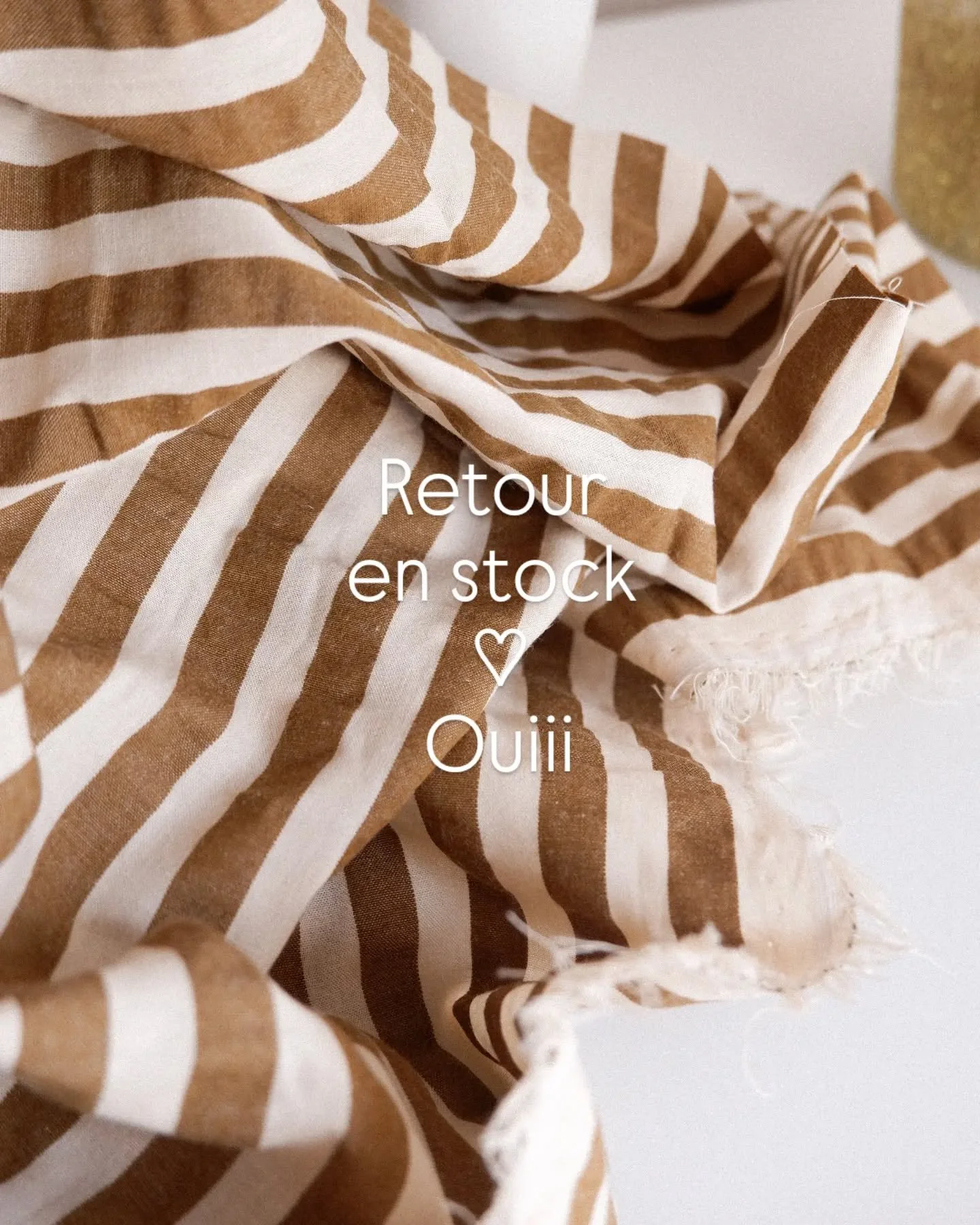 Hello !

Voici quelques tissus c&ocirc;t&eacute; seersucker et matelasse qui sont de nouveaux disponibles sur le Eshop ❤️🪡🫶

Et cette semaine, nous attendons les pochettes Romy et quelques tissus brod&eacute;s sold out depuis 1 moment.

Je vous sou