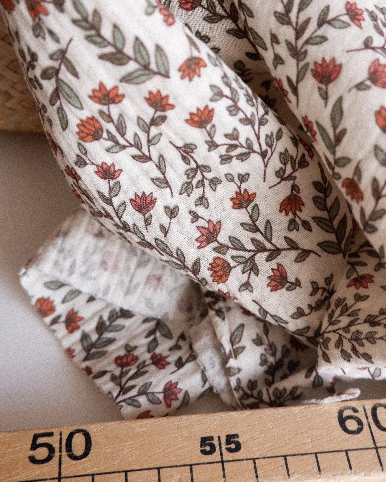 Tissu double gaze de coton au mètre imprimé Adela jolie Boho oeko tex (3).jpg