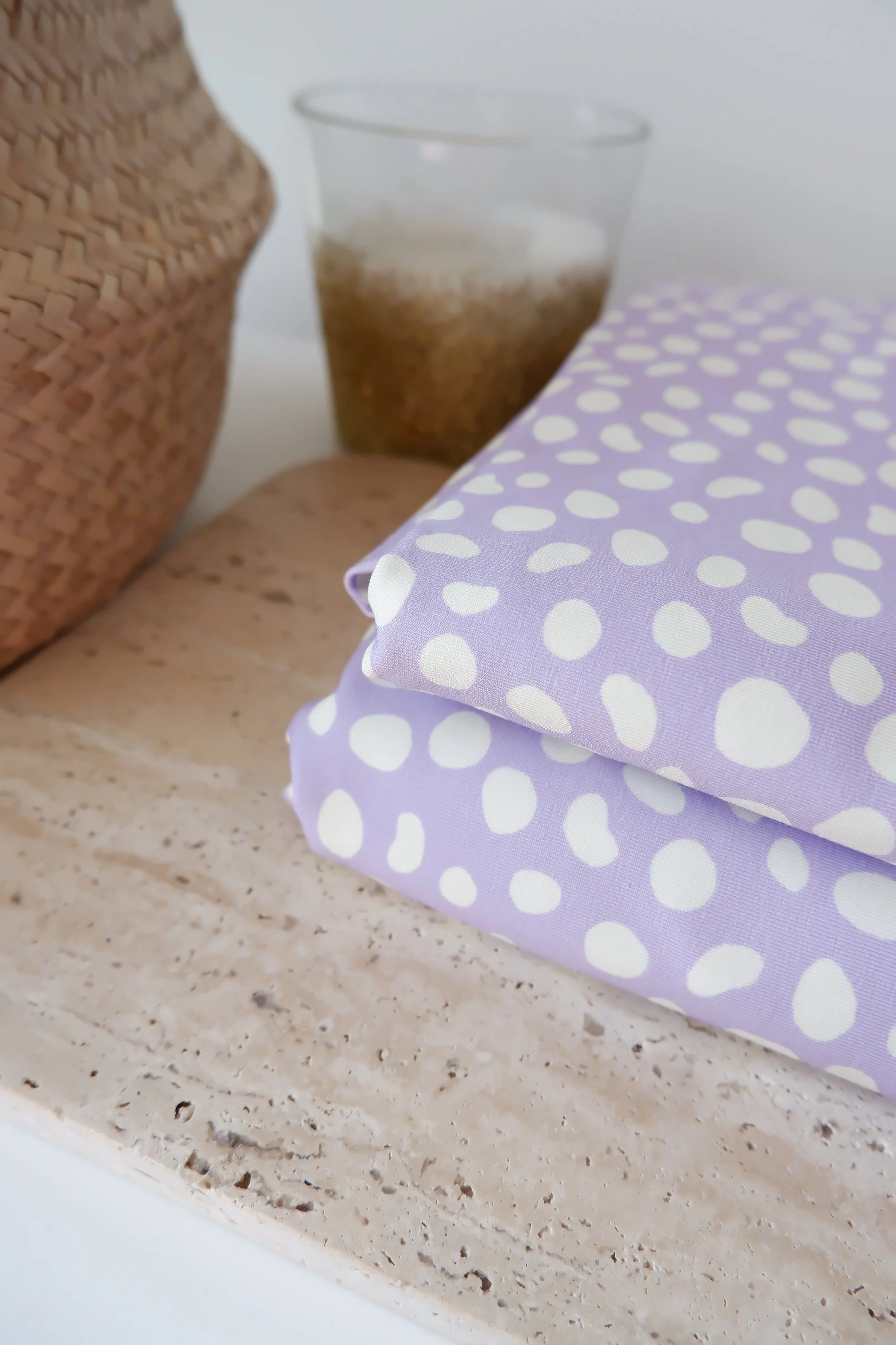 Tissu jersey Wild dots création Jolie Boho ♡ Coupon de 1 M Coupon de 1,8M