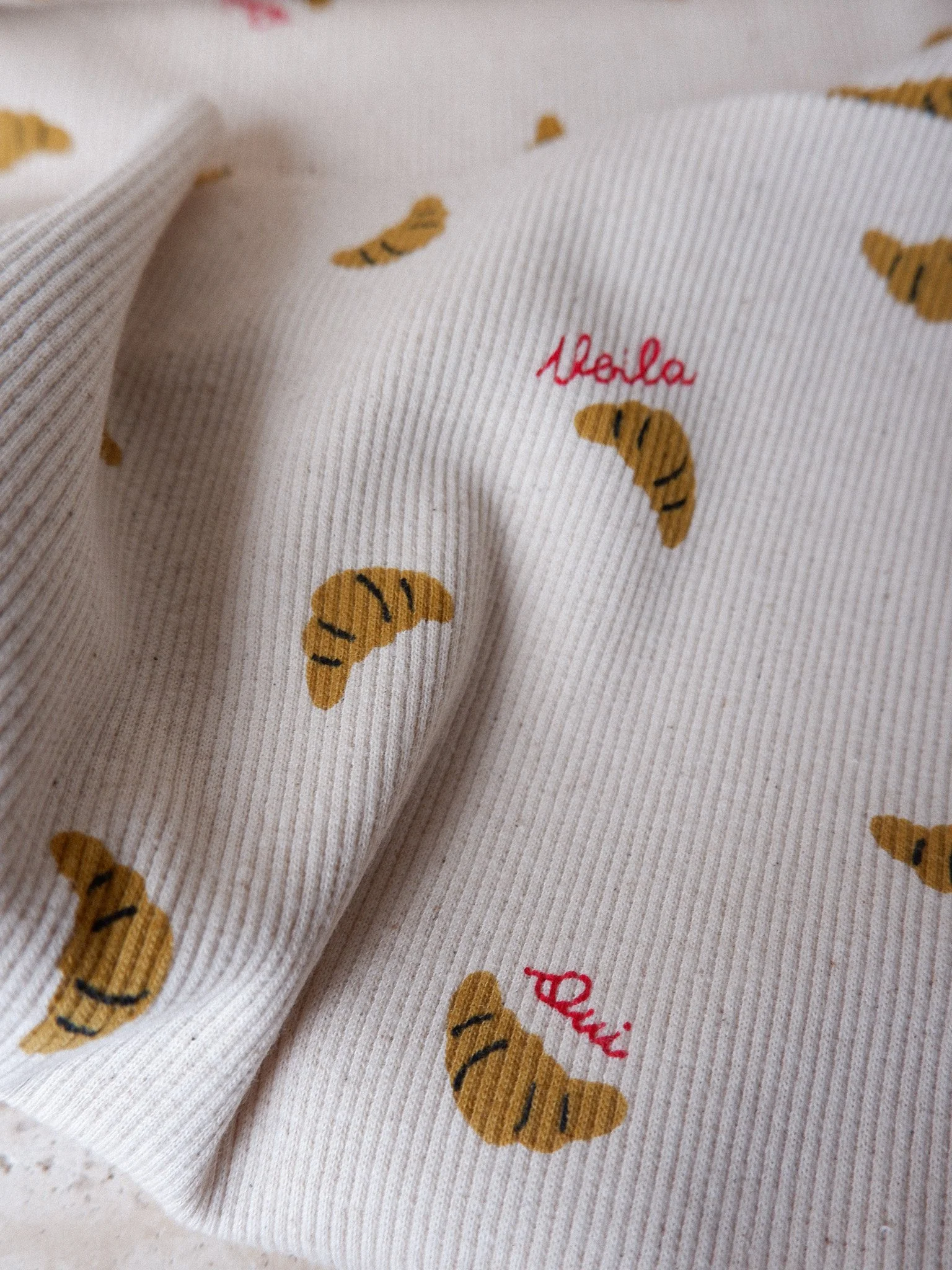 Rib jersey imprimé Bonjour croissant.jpg