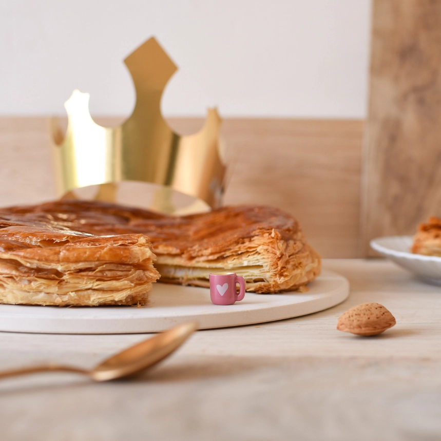 Fève mug rose - Galette des Roi - Baubels
