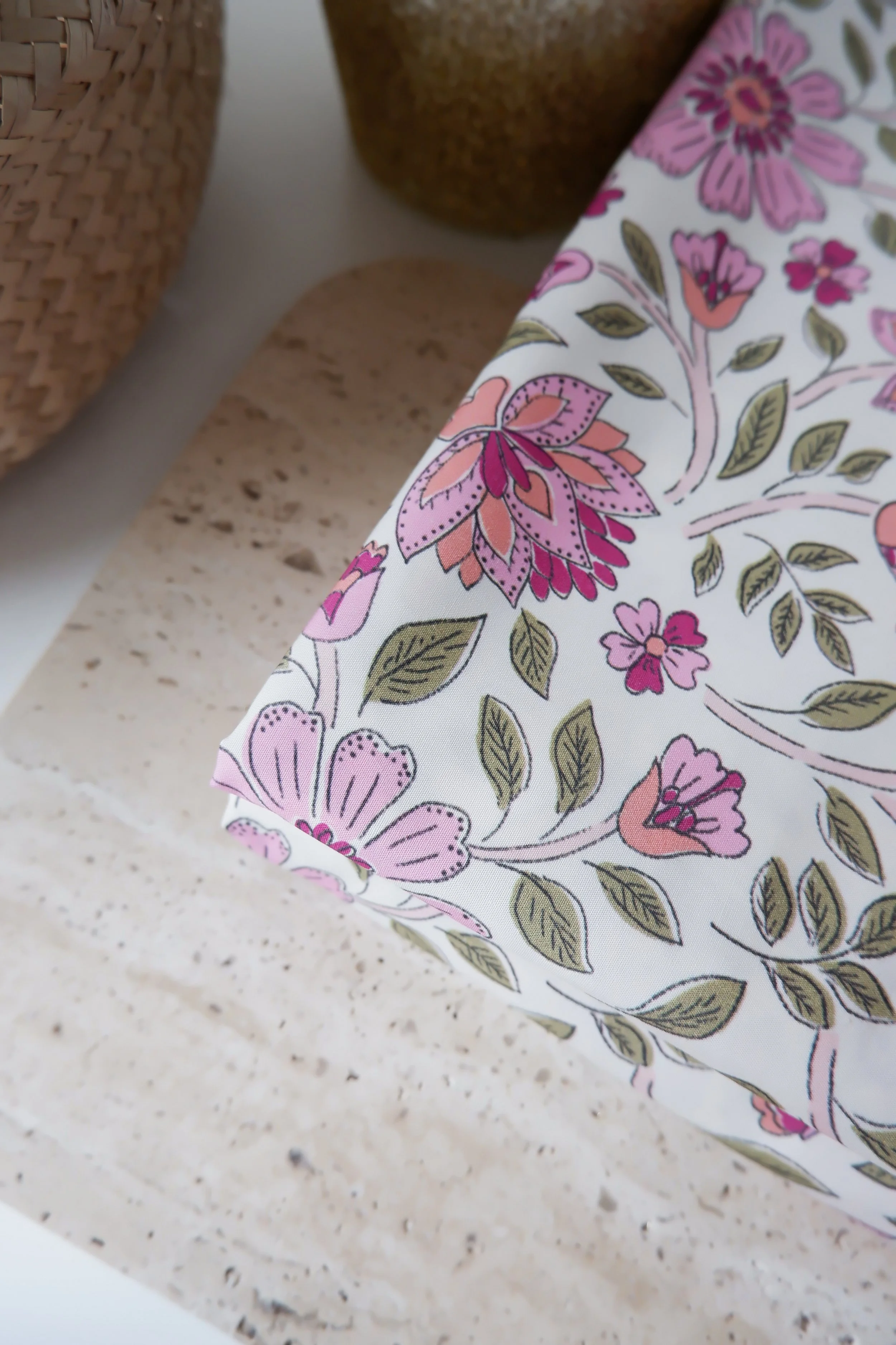 Saara : popeline de coton bio  ♡ création Jolie Boho ♡ Coupon de 1,6M