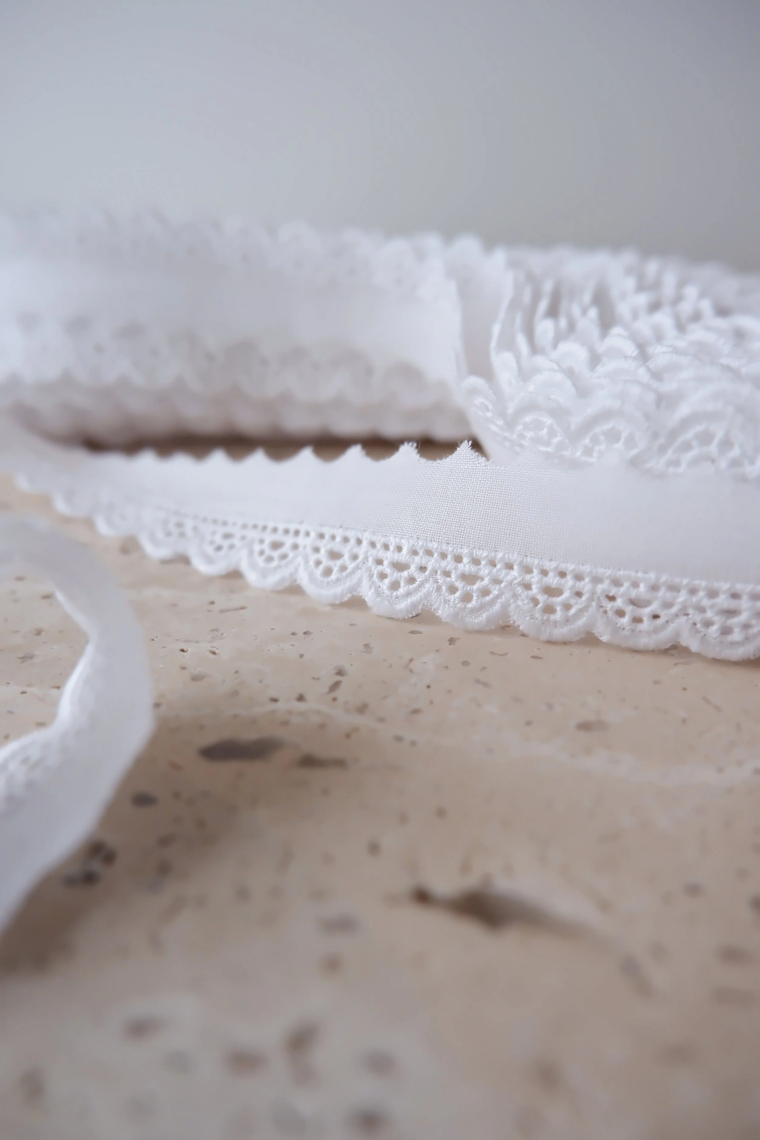Ruban broderie anglaise ♡ coton 2 cm