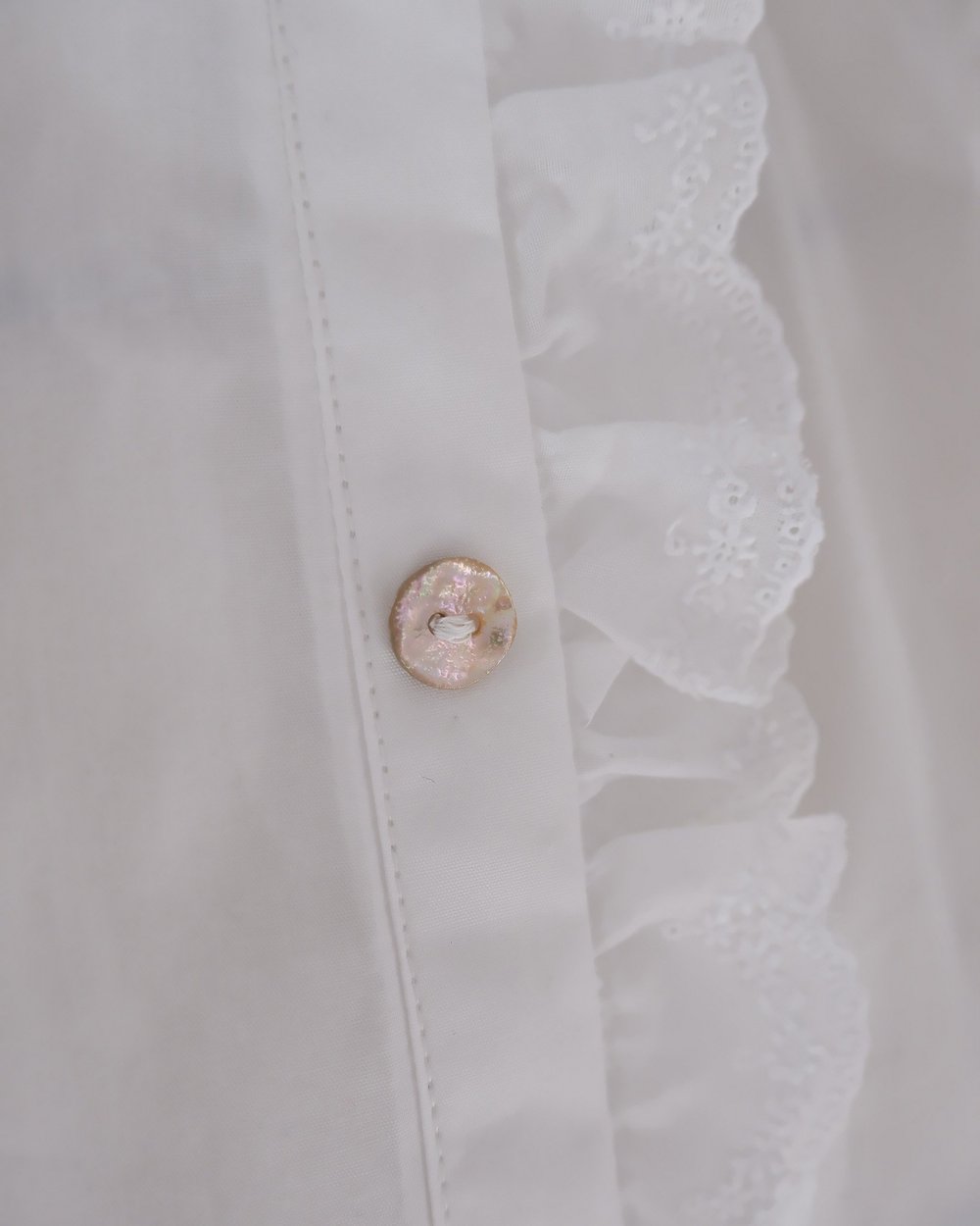 Lot De 6 Boutons Vintage Crème Avec Inclusion De Paille - Diamètre 1.7 Cm - Occasion