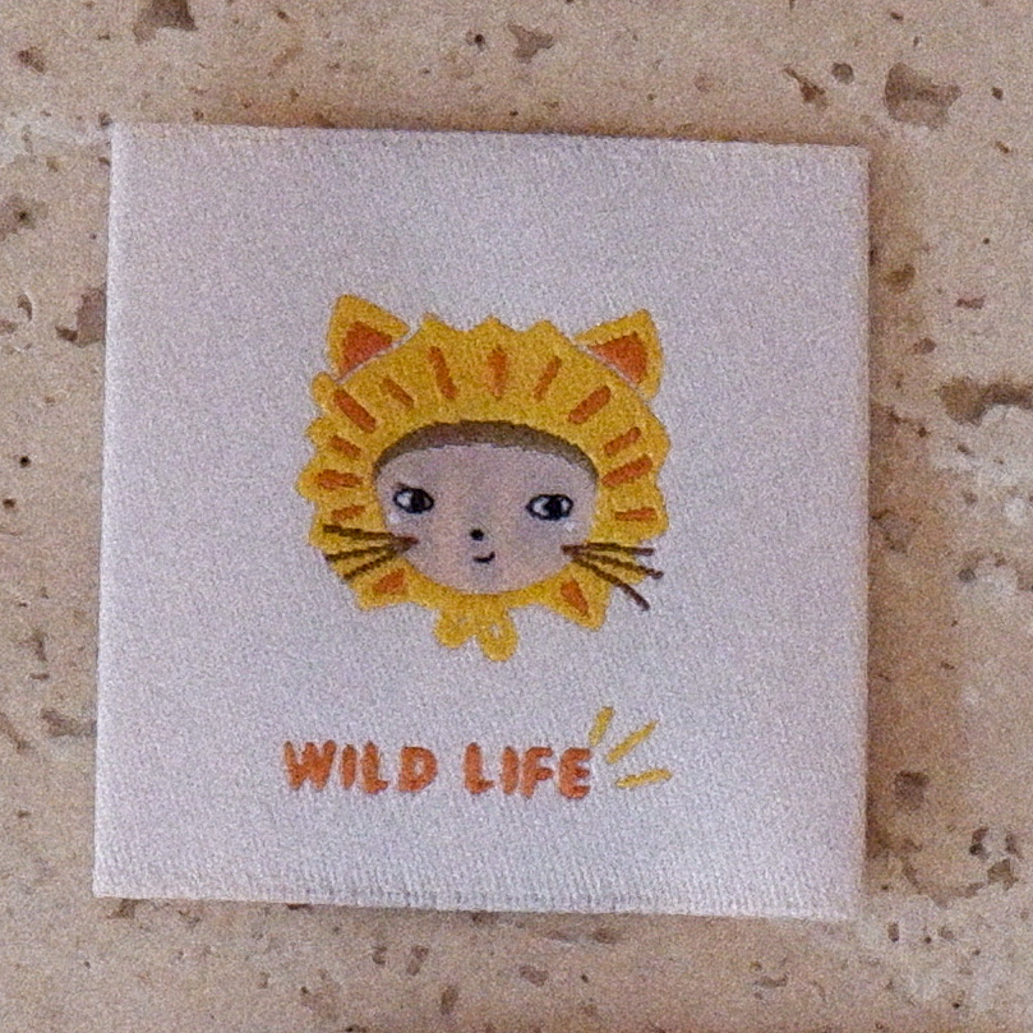 Étiquettes tissées Jolie Boho ♡ - Wild life à l'unité