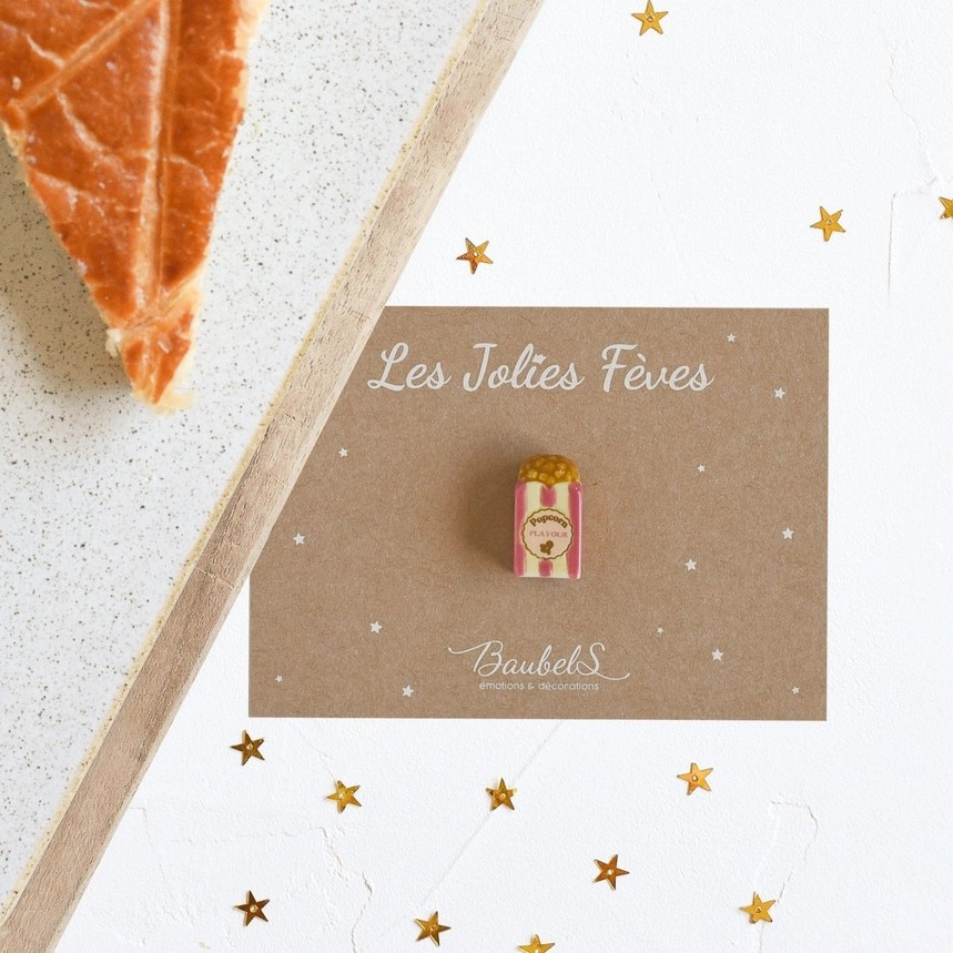 Fève popcorn - Galette des Roi - Baubels