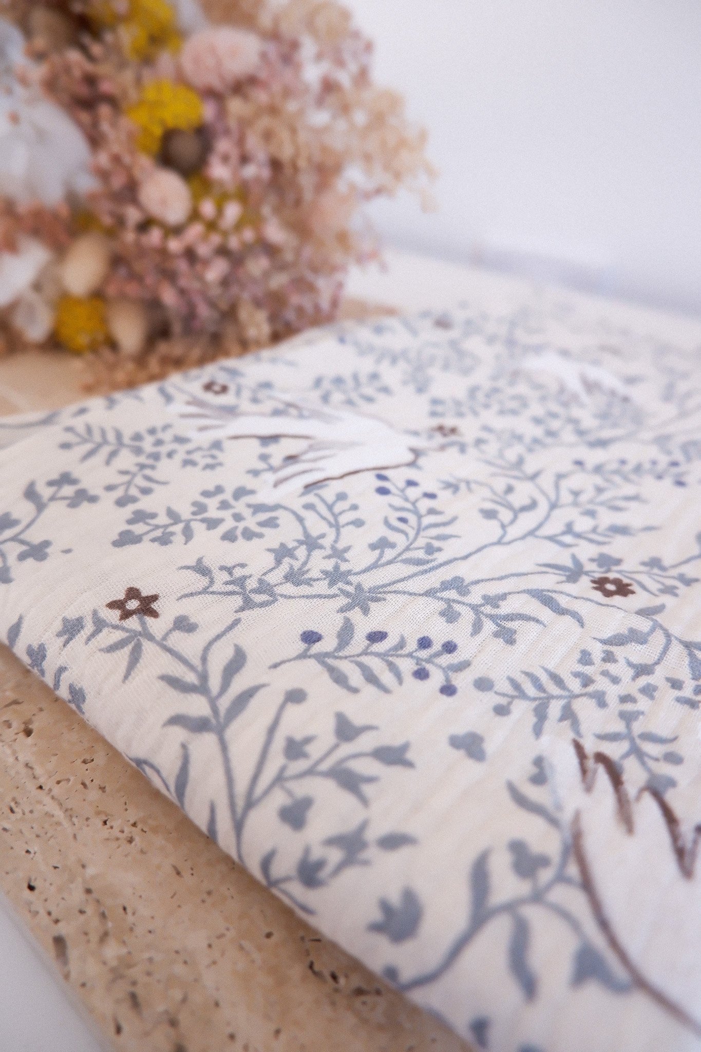 Tissu Double gaze Phanie petite fleurs oeko-tex www.jolieboho.com.jpg