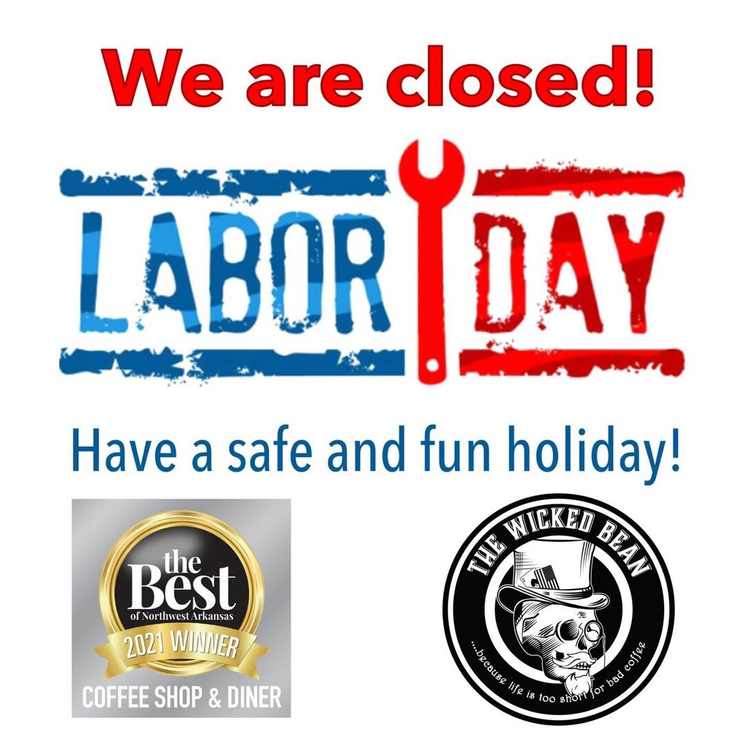 Just a heads up that we will be closed on Monday for Labor Day&hellip;everyone enjoy your holiday and we will see you bright and early Tuesday morning at 6a!!!