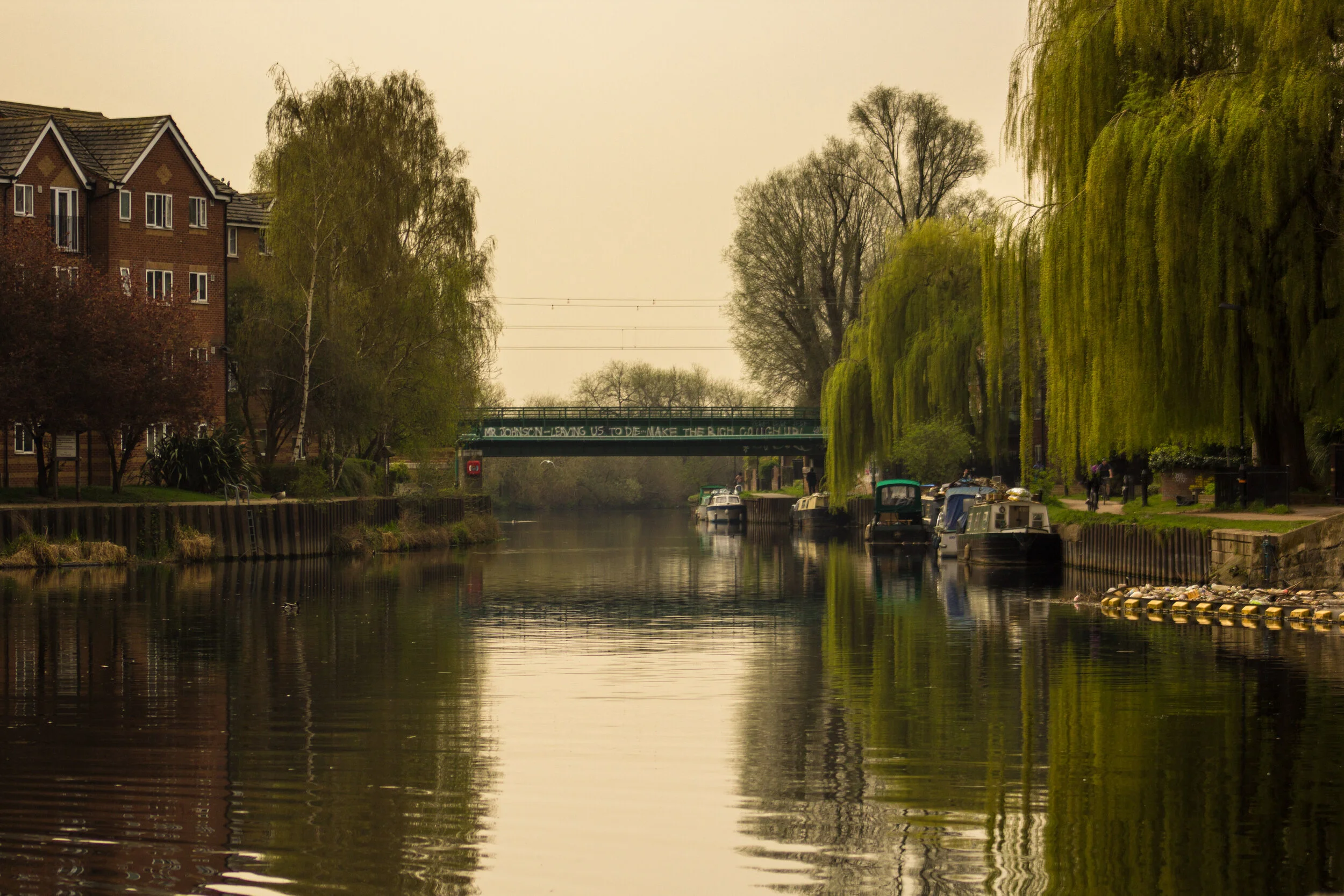 My official start: Tottenham Hale Lock