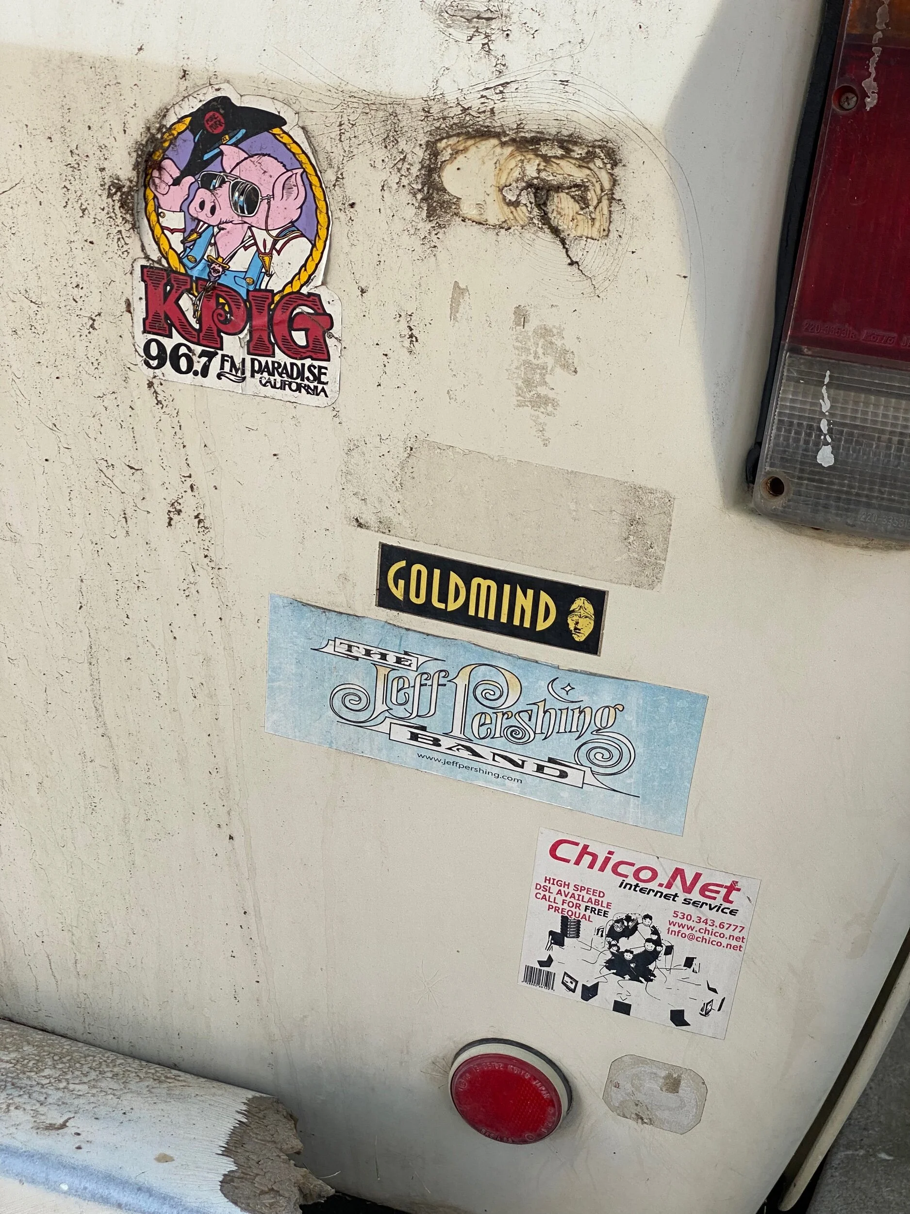 Vintage period correct stickers