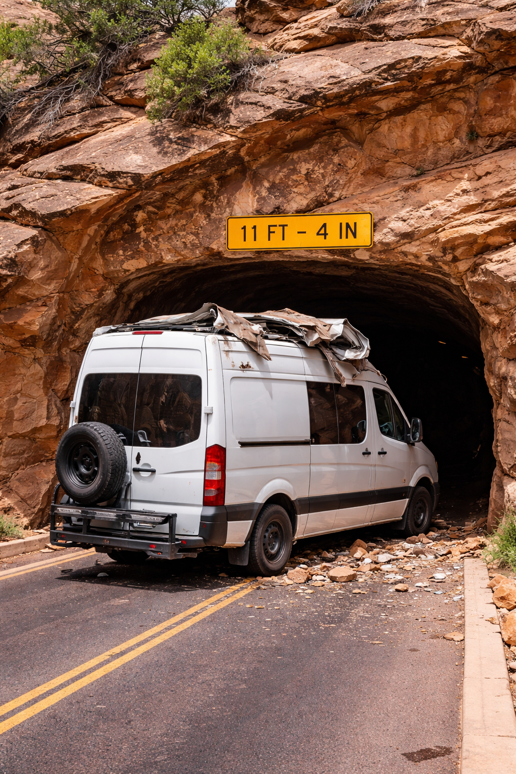 Will a Sprinter Van be allowed at Zion National Park?