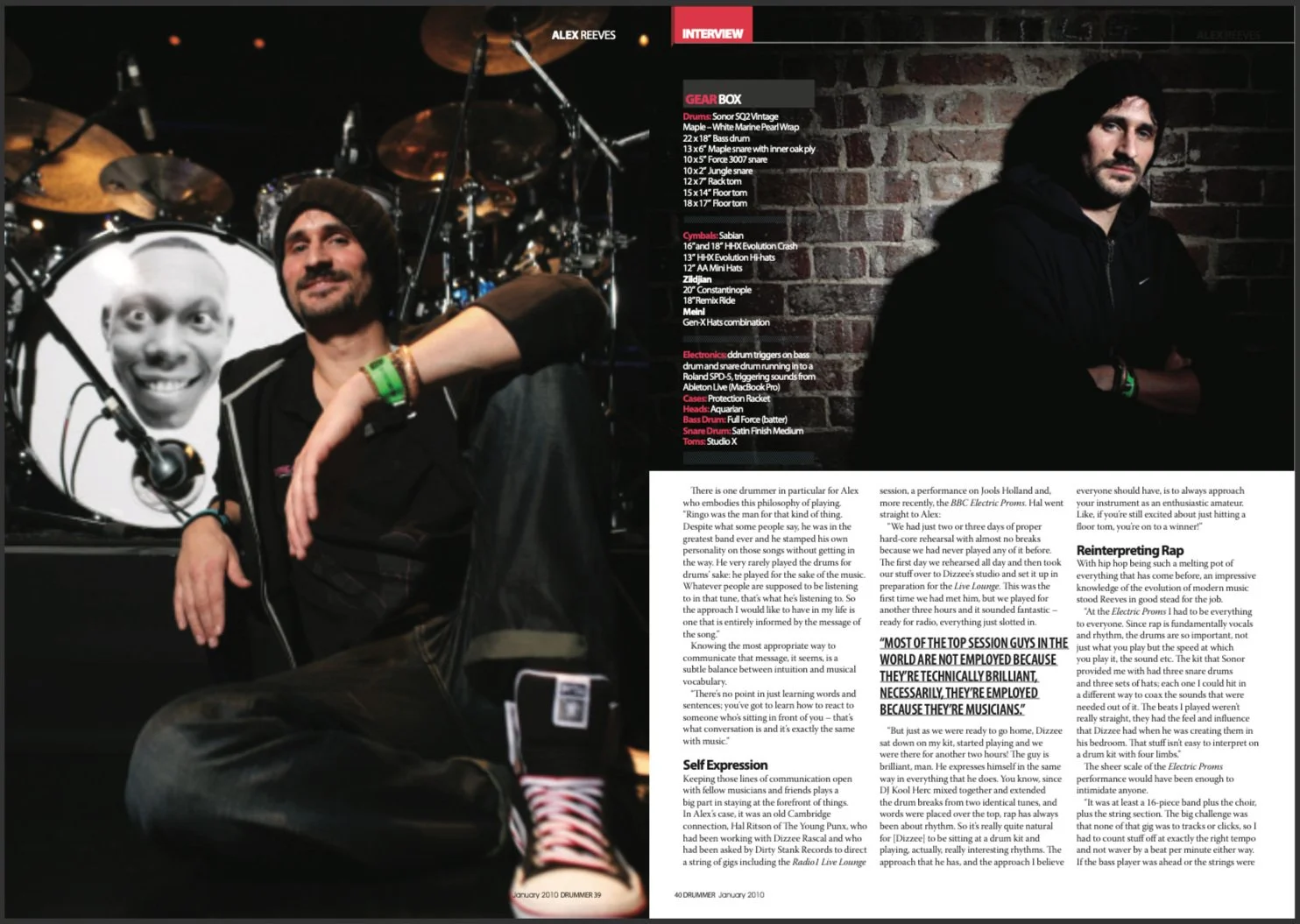 Interview Drummer Magazine Dizzee Rascal