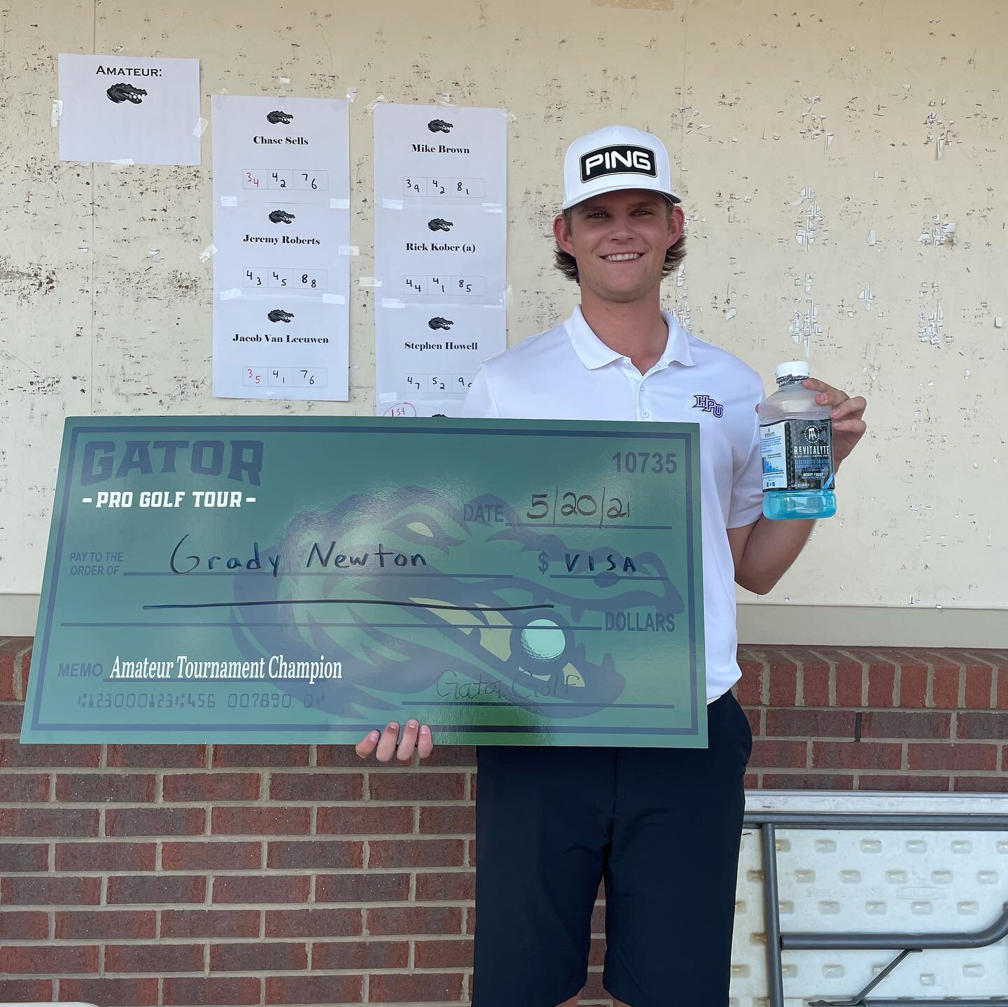 A special month for Zane Lewis. He grabbed his 1st Professional Win at NC State shooting -6 66!

Grady Newton won the Amateur Field with a -2 70! He is going into his Sophomore season at High Point University. Excited to begin having more college pla