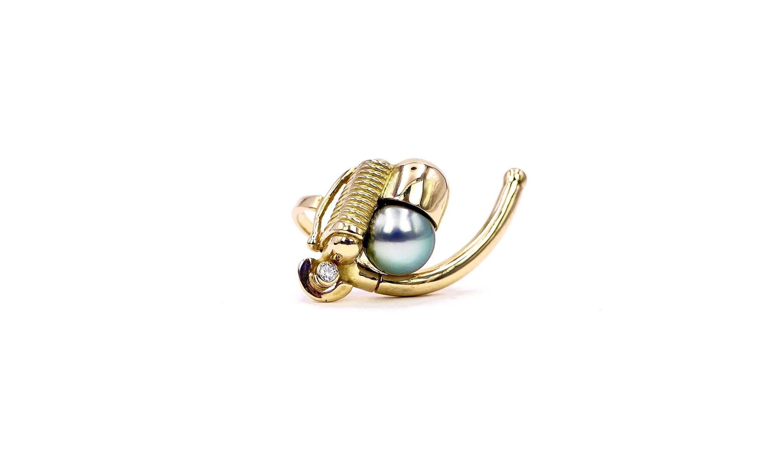 Claude Wesel gold diamond tahiti pearl Model 4267 -1.JPG