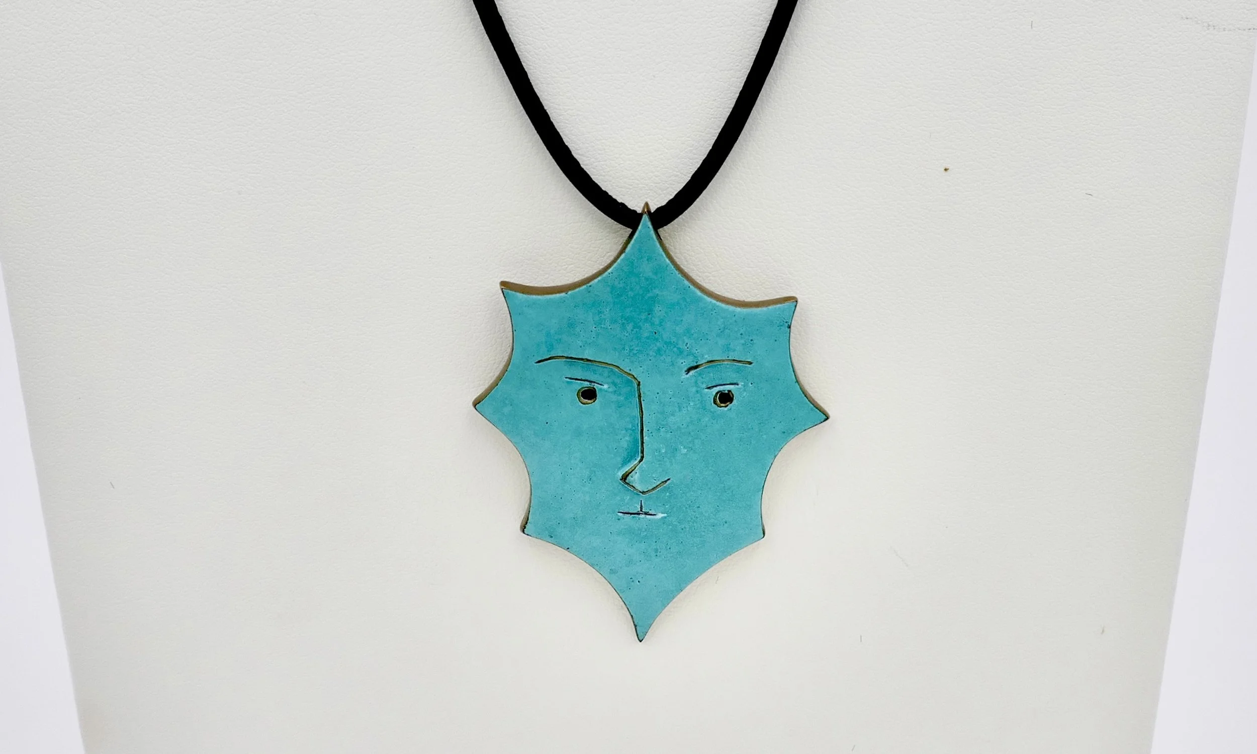Jean Cocteau "Octogone vert" brooch