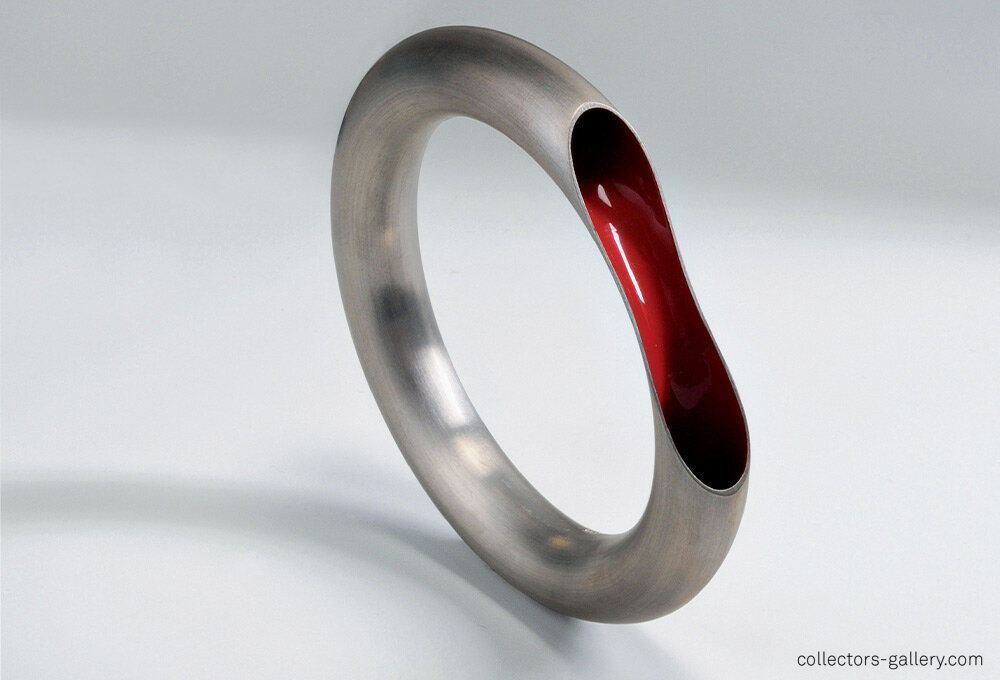 “Orgone” Silver And Enamel Bracelet Designed By Marc Newson