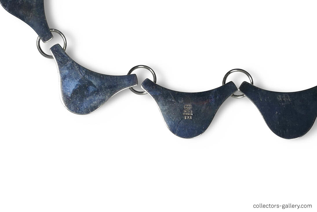 Ibe Dahlquist For Georg Jensen Silver Necklace Model 193 jewellery