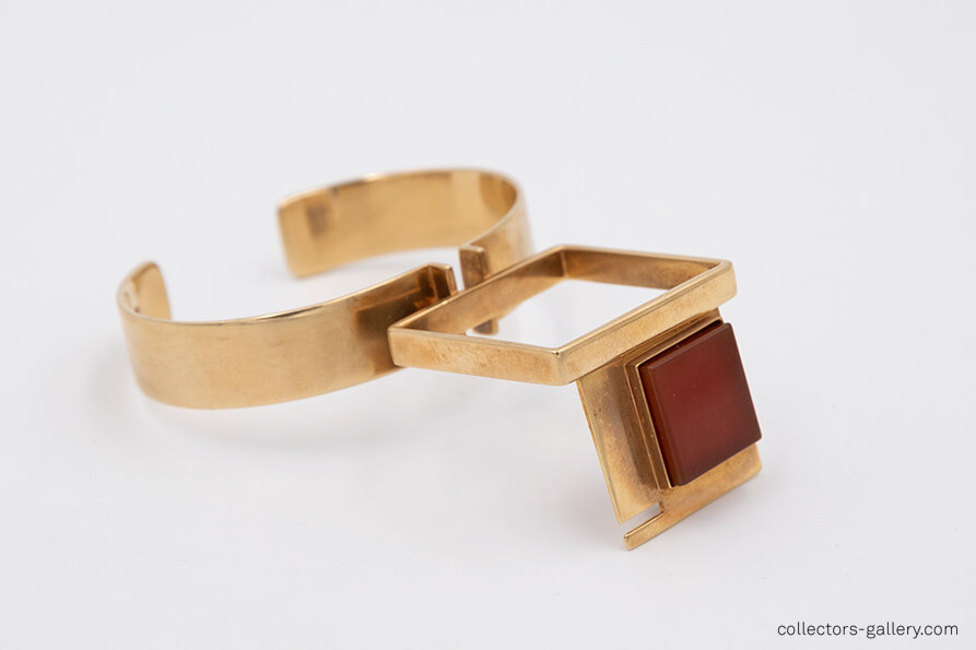 Bent Knudsen Kinetic Gold Cuff Bracelet