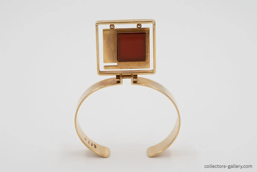 Bent Knudsen Kinetic Gold Cuff Bracelet jewel