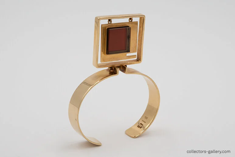 Bent Knudsen Kinetic Gold Cuff Bracelet jewelery