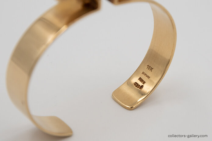 Bent Knudsen Kinetic Gold Cuff Bracelet