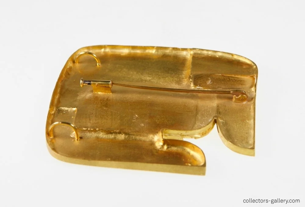 Bernard François Gold Brooch Pendant