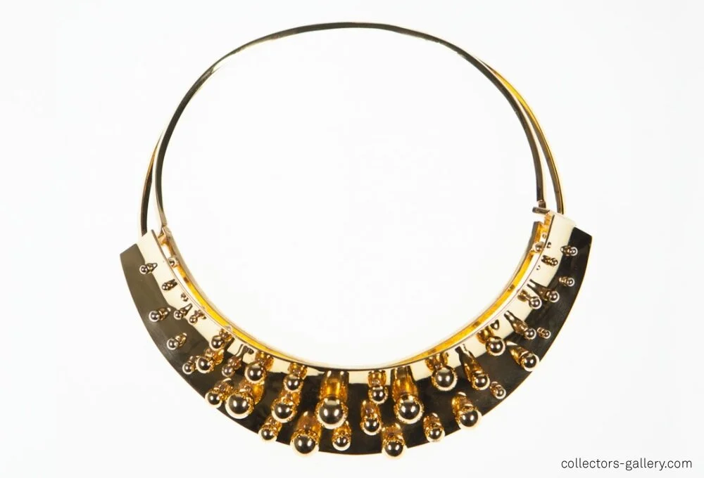 Pol Bury Gold Gilded Silver “Spheres” Necklace