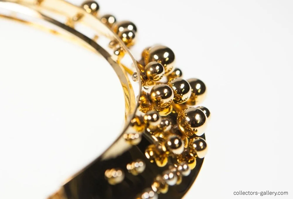 Pol Bury Gold Gilded Silver “Spheres” Necklace bijoux