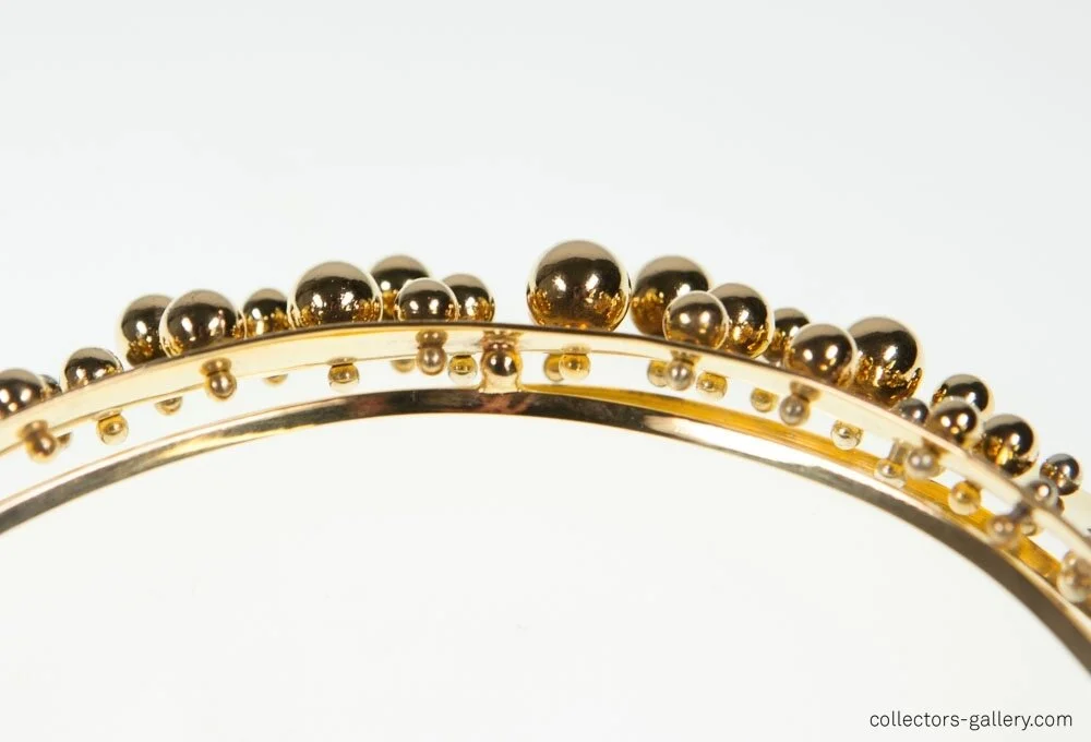 Pol Bury Gold Gilded Silver “Spheres” Necklace jewell