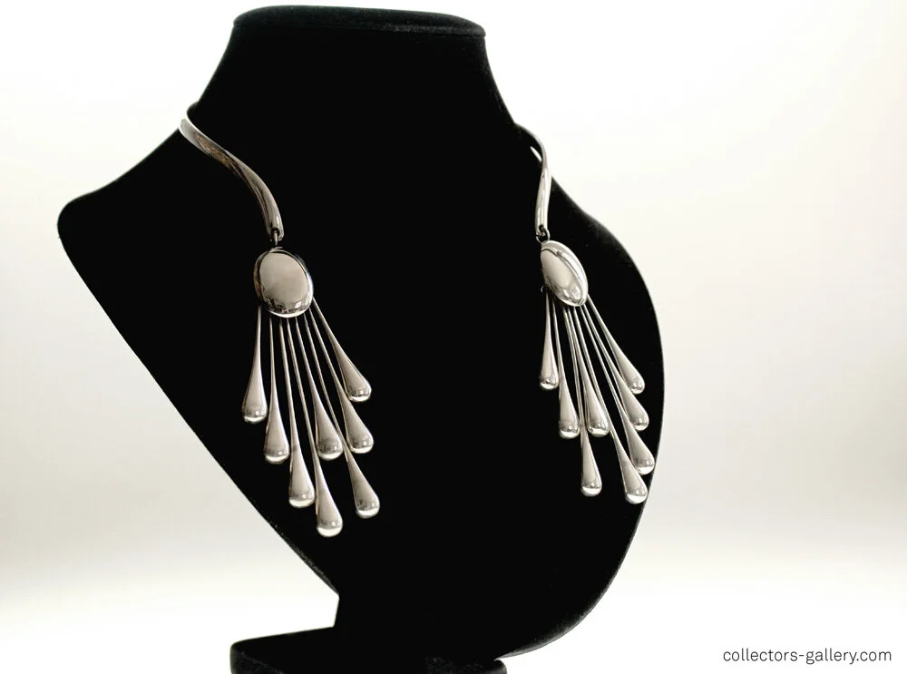 Astrid Fog For Georg Jensen Silver Necklace Model 235