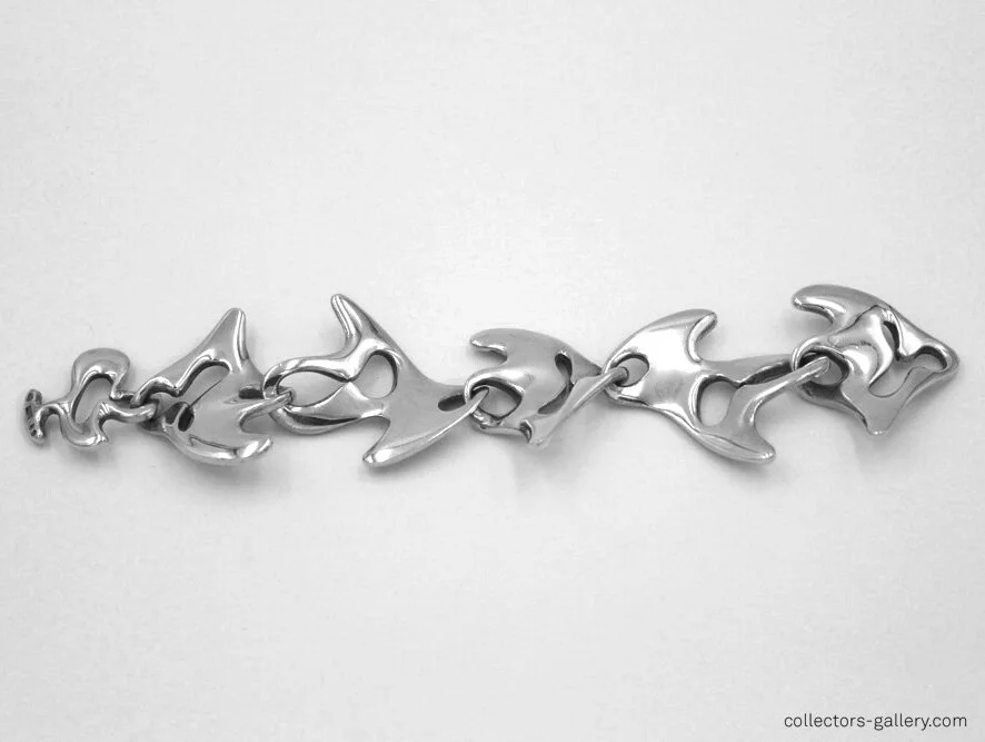 Henning Koppel For Georg Jensen « Amoeba » Silver Bracelet Model 89