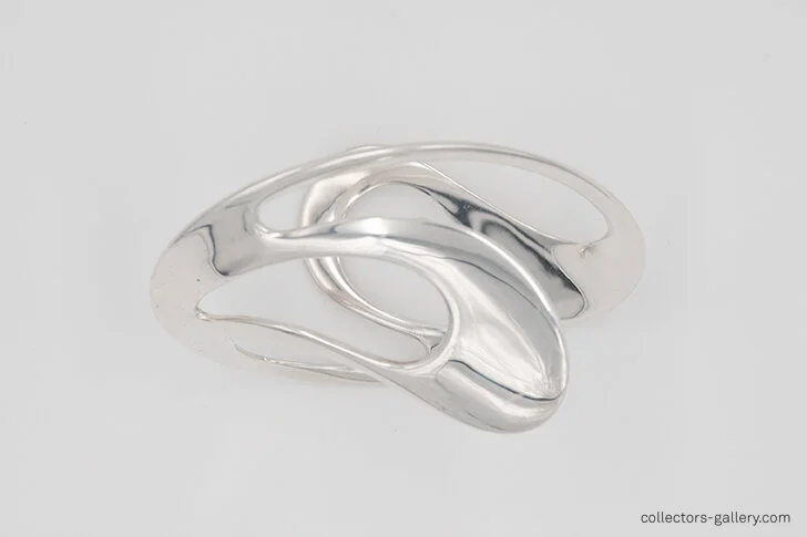 Ibe Dahlquist For Georg Jensen Silver Cuff Bangle