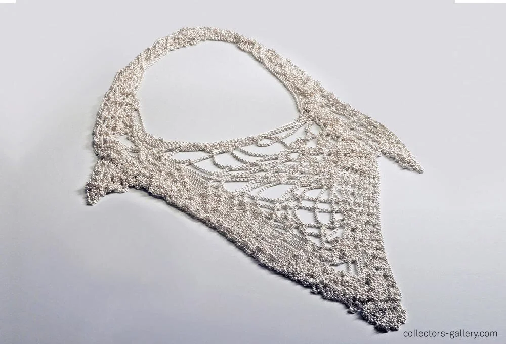 “Little Mat” Silver Necklace By Dinie Besems