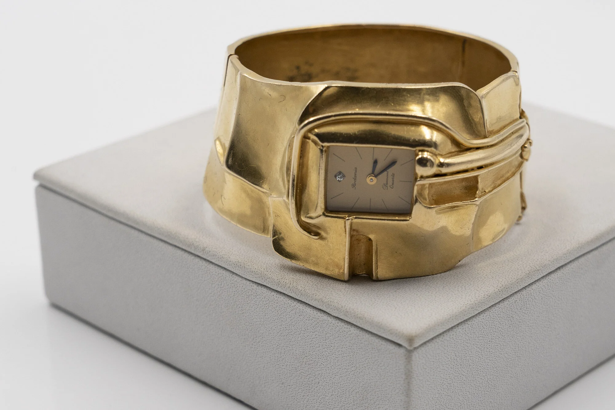 Fernand Demaret modernist gold watch bracelet designer artist