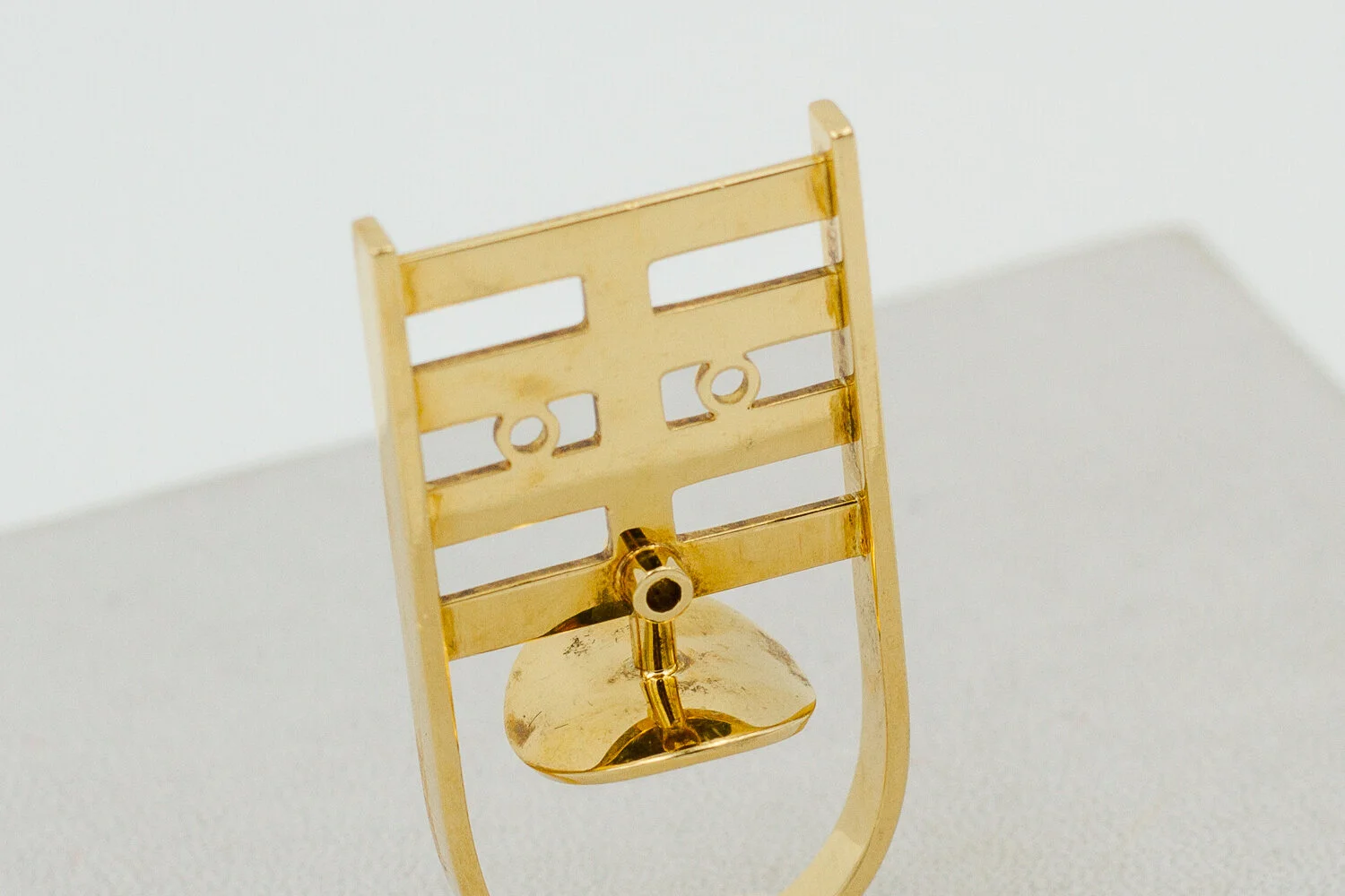 Bent Knudsen sculptural gold ring