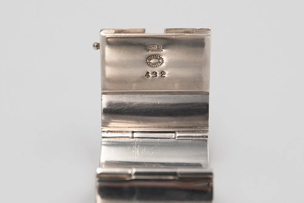 Nana Ditzel for Georg Jensen Vintage Silver Bracelet "Surf"