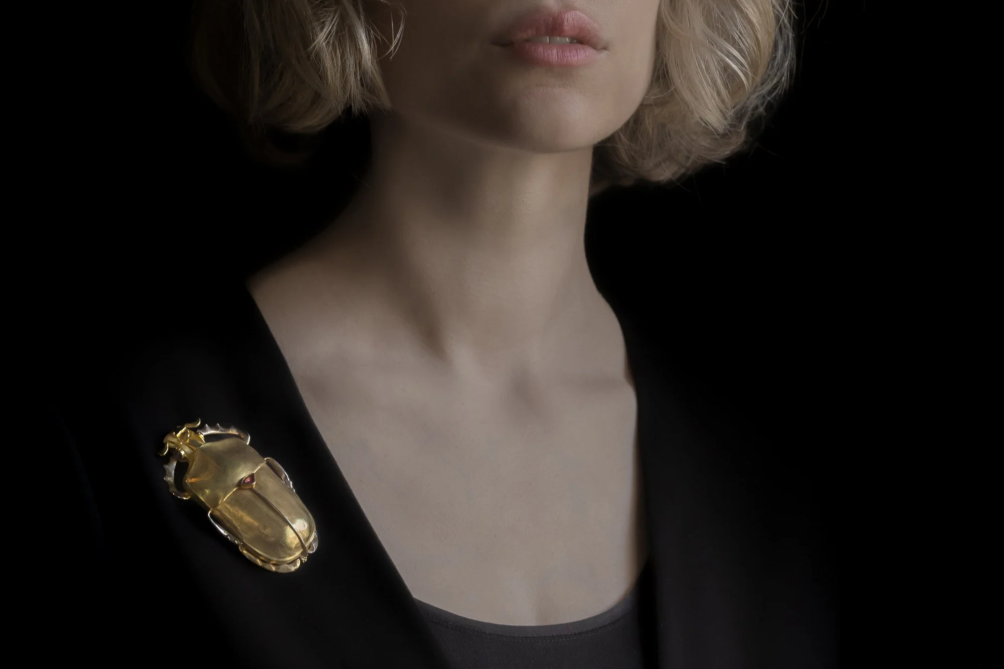André Lamy "Scarabée" Beetle Brooch